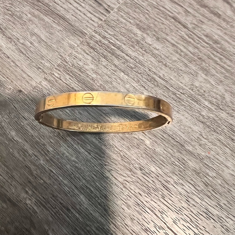 Cartier love bracelet for Aldo Cipullo vintage